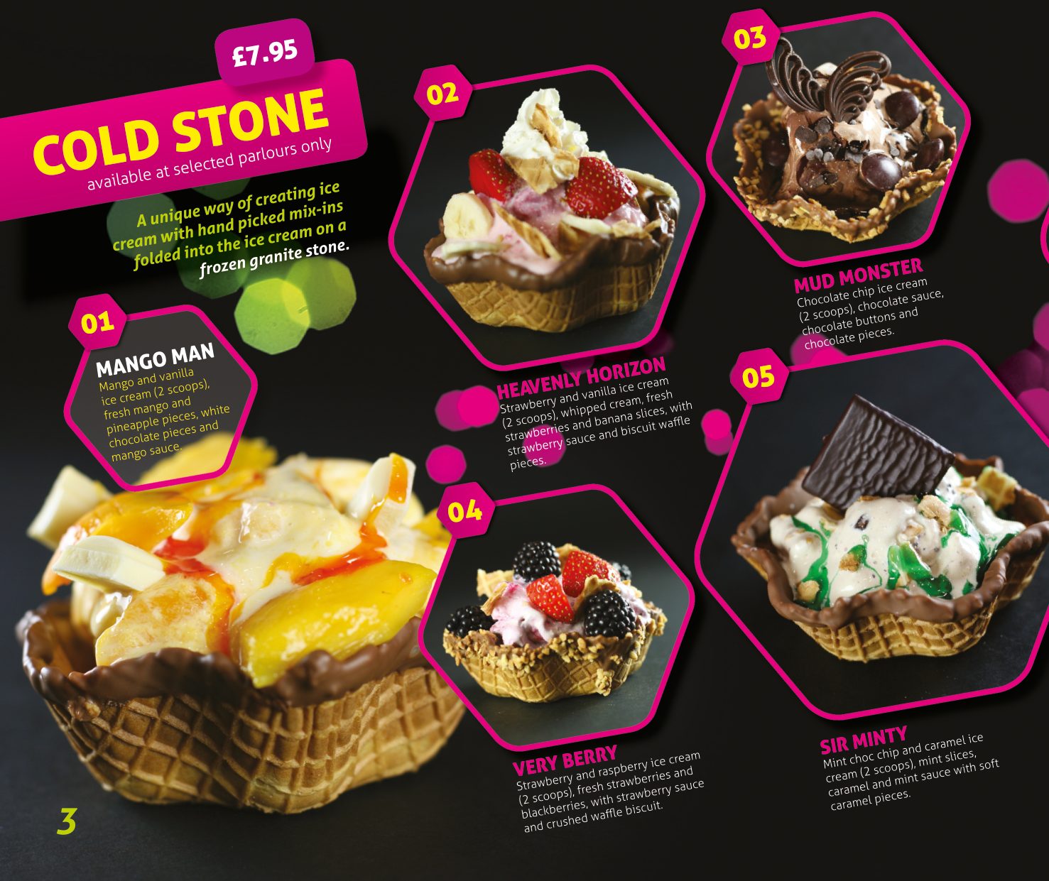Afters menu — page 4