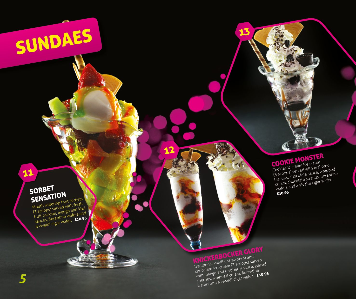 Afters menu — page 6