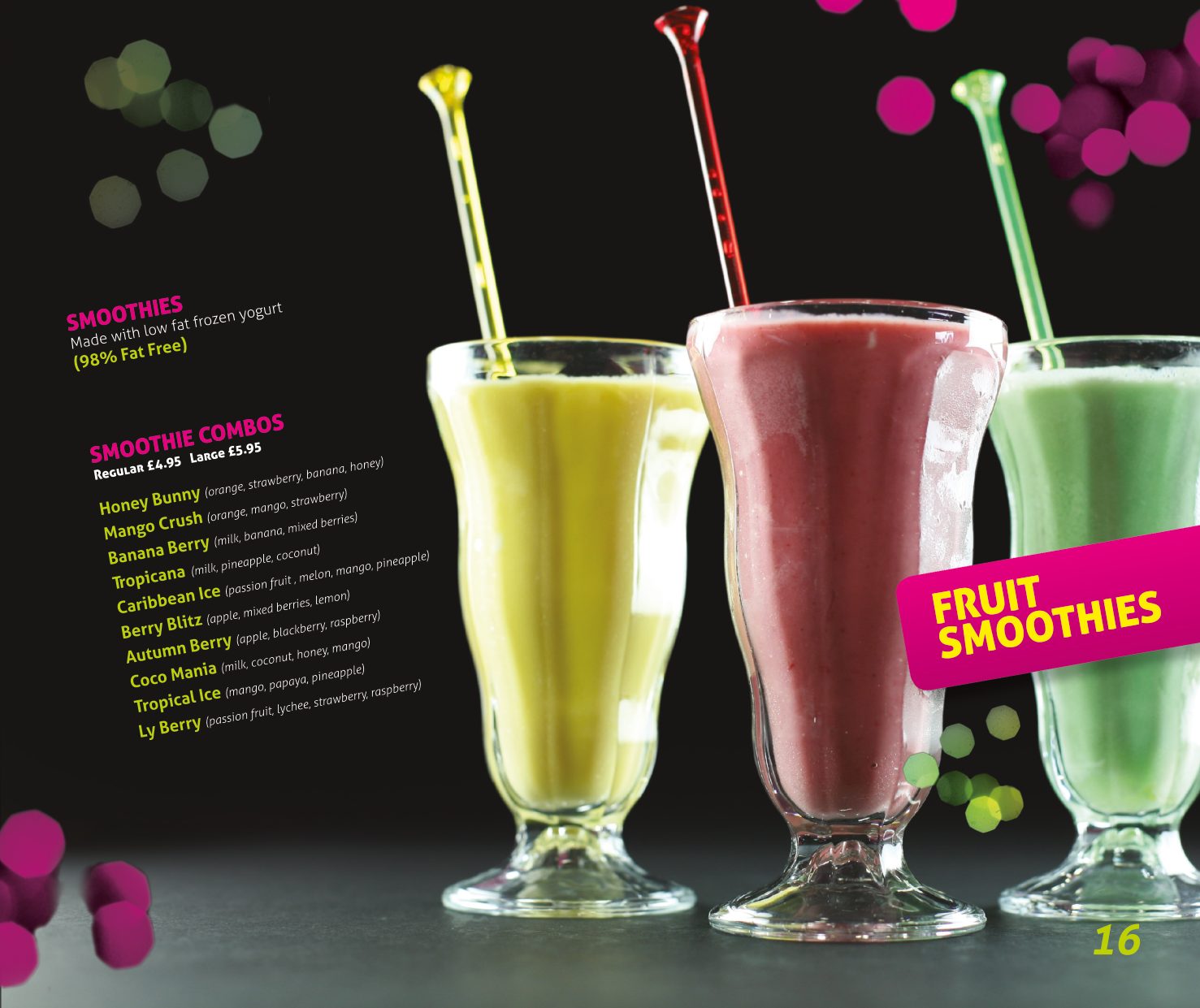 Afters menu — page 17