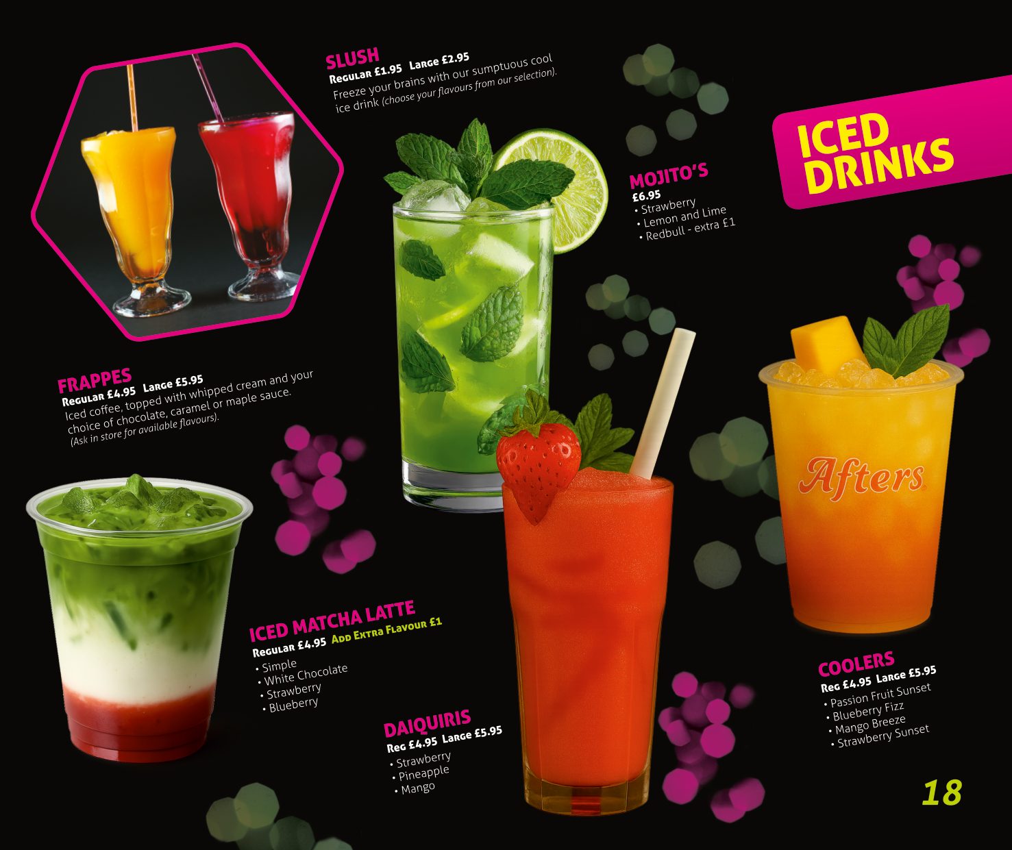 Afters menu — page 19