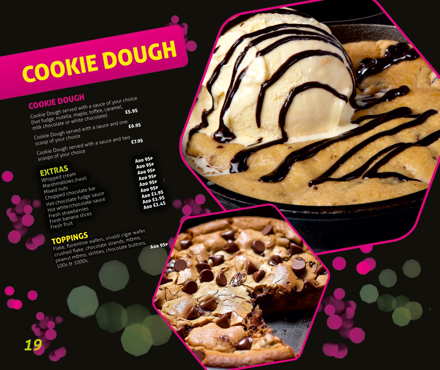Afters menu — page 20