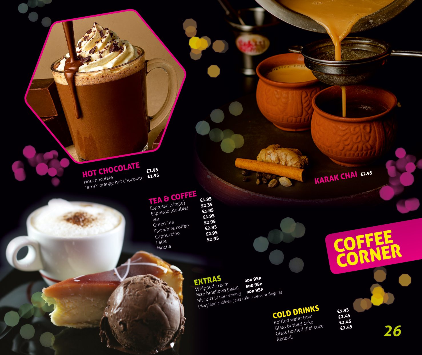 Afters menu — page 27