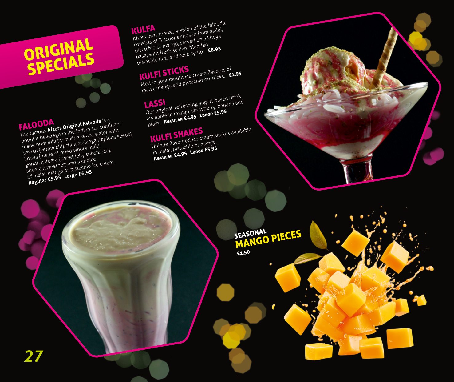 Afters menu — page 28